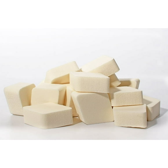 Zhuge 6 esponjas de maquillaje, esponja compacta para base de maquillaje Beauty Face Primer, esponja de repuesto para difuminar para base cosmética impecable, beige, A34