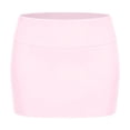 thumbnail image 6 of Women's Casual Solid Color Midi Skirt with Built-in Short for Comfort and Coverage, 6 of 6