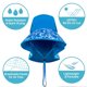 thumbnail image 4 of REDESS Gorro de nailon UPF 50 para niños pequeños, niños y niñas de 2 a 10 años,Camouflage Blue, 4 of 4
