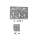 thumbnail image 2 of Juego de manteles individuales navideños de 6 manteles individuales de PVC para mesa de comedor, tapetes aislantes térmicos fáciles de limpiar, 2 of 5