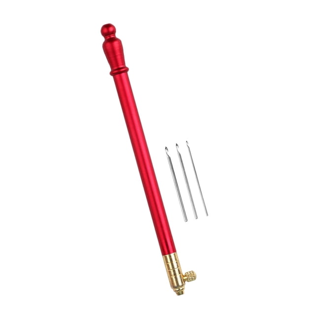 Rongfmy Embroidery Crochet Hook French Crochet Needle DIY Tools Kit Sewing Red