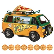Teenage Mutant Ninja Turtles Mutant Mayhem Pizza Fire Transport and Battle Group Van w/Room for All!