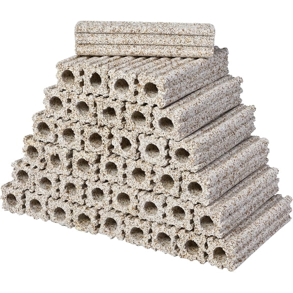 Ceramic Bio Filter Media, Porous Media Filter Media for Sump Tank, Pond, Aquarium Fish Tank (Small 54 pcs)