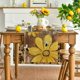 thumbnail image 2 of Camino de mesa de verano con diseño de girasol y cuadros de búfalo, decoración de mesa de comedor de primavera para cocina y fiestas en casa (1 unidad), 2 of 7