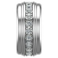 thumbnail image 2 of Men’s Diamond Wedding Band Accented Diamond Ring 18K Gold (G,VS), 2 of 4