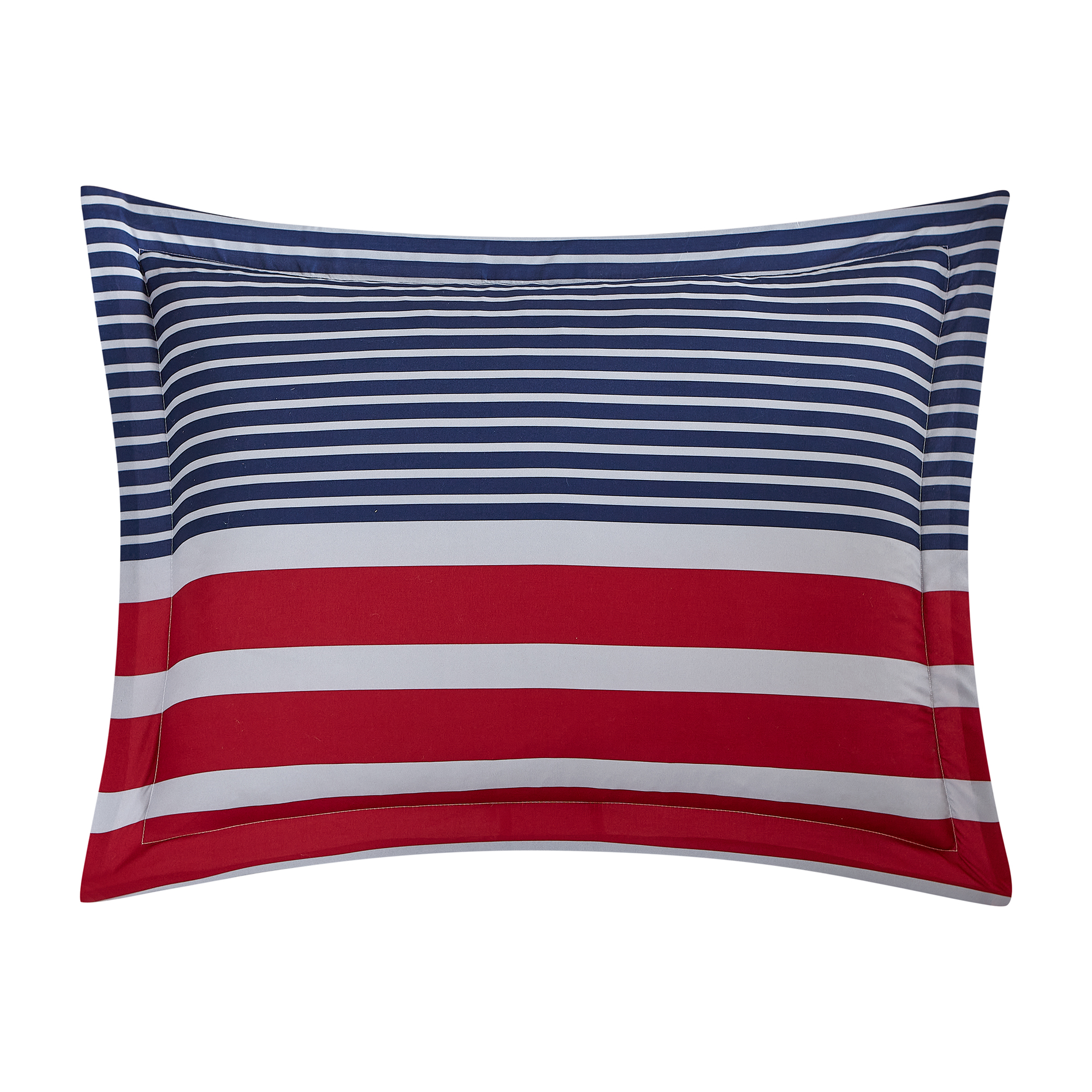 Mainstays Red and Blue Stripe 6 Piece Bed in a Bag Comforter Set with Sheets, Twin - image 5 of 9