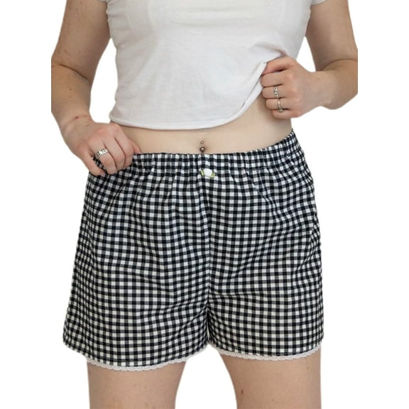 Michellecmm Women Elastic Waist Shorts Casual Summer Loose Short Pants for Beach