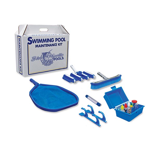 18" Blue 6Pieces Swimming Pool Maintenance Kit