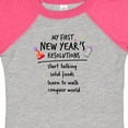 thumbnail image 4 of Inktastic My First New Year's Resolutions Boys or Girls Baby Bodysuit, 4 of 5