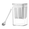 thumbnail image 4 of Filtro de yogur griego para alimentos, de malla para yogur con cuchara agitadora, colador de malla fina, filtración de yogur, separador de suero Estilo C, 4 of 8