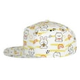 thumbnail image 3 of Balery Baseball Cap Flat Bill Hats for Men Adjustable Size for Running Workouts and Outdoor Activities All Seasons Dad Hat(Rabbit And Milk Tea ), 3 of 9
