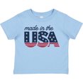 thumbnail image 3 of Inktastic Made in the USA Patriotic Stars and Stripes Boys or Girls Toddler T-Shirt, 3 of 5