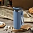 thumbnail image 4 of Vacuum Insulated Coffee Cup | 17oz Double Wall Stainless Steel Travel Mug | Leak-Proof Drinking Lid | 6-Hour Hot/Cold Retention | Blue Color | 1-Piece, 4 of 7