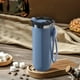 thumbnail image 4 of Vaso térmico de vidrio aislante, taza de viaje, acero inoxidable de doble capa, tapa para bebidas, termo portátil, plegable, 400 ml, ideal para la oficina.,Wsvlmg, 4 of 9