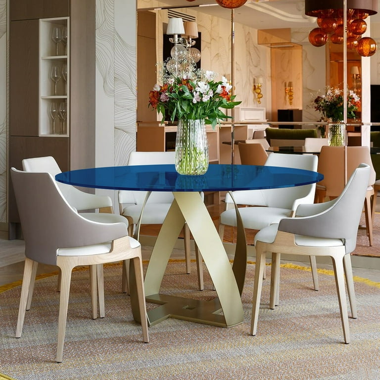 Fab glass and mirror 2024 glass table top round thick