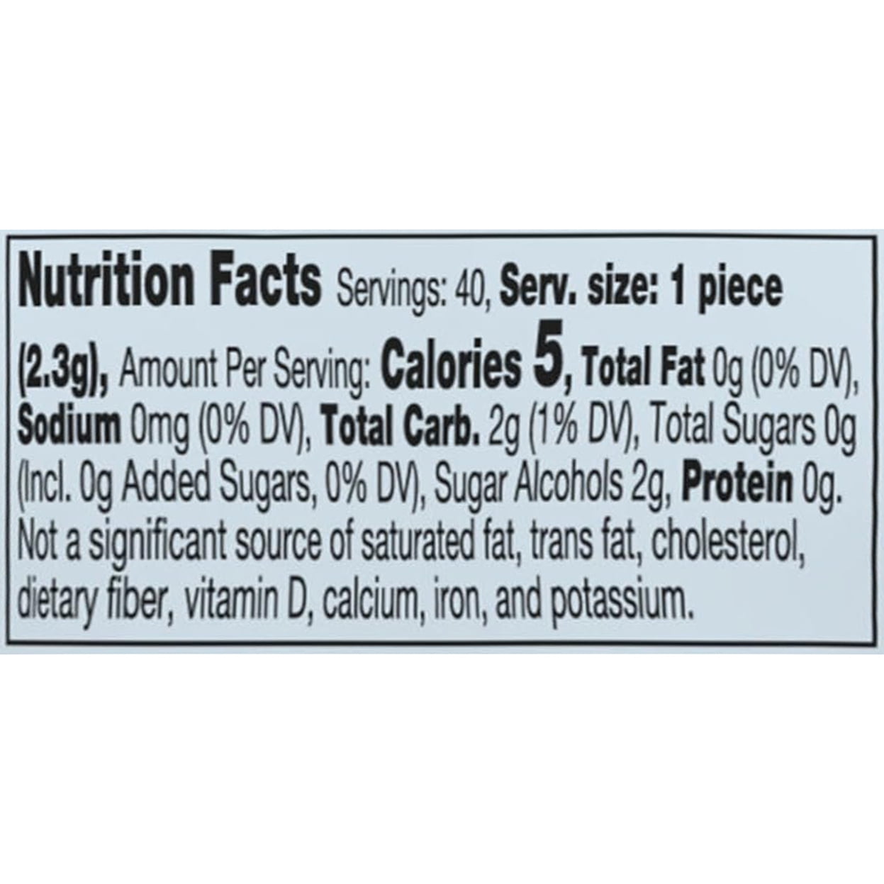 ICE BREAKERS ICE CUBES MINT CRYSTAL Sugar Free Chewing Gum, Made with Xylitol, 3.24 oz Bottles (6 Count, 40 Pieces)