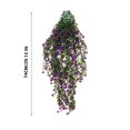 thumbnail image 3 of Flores artificiales Rosa simulada Flor artificial Acondicionador de conductos Bloqueo de techo de sala de estar Decoración Envoltura de plástico Plantas Vides Flores artificiales Gloria de la mañana c, 3 of 5