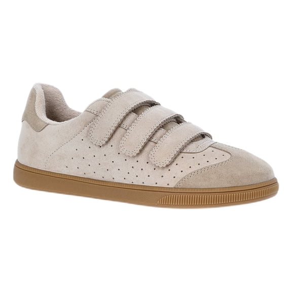 Madden NYC Women's Faux Suede Triple Strap Sneakers