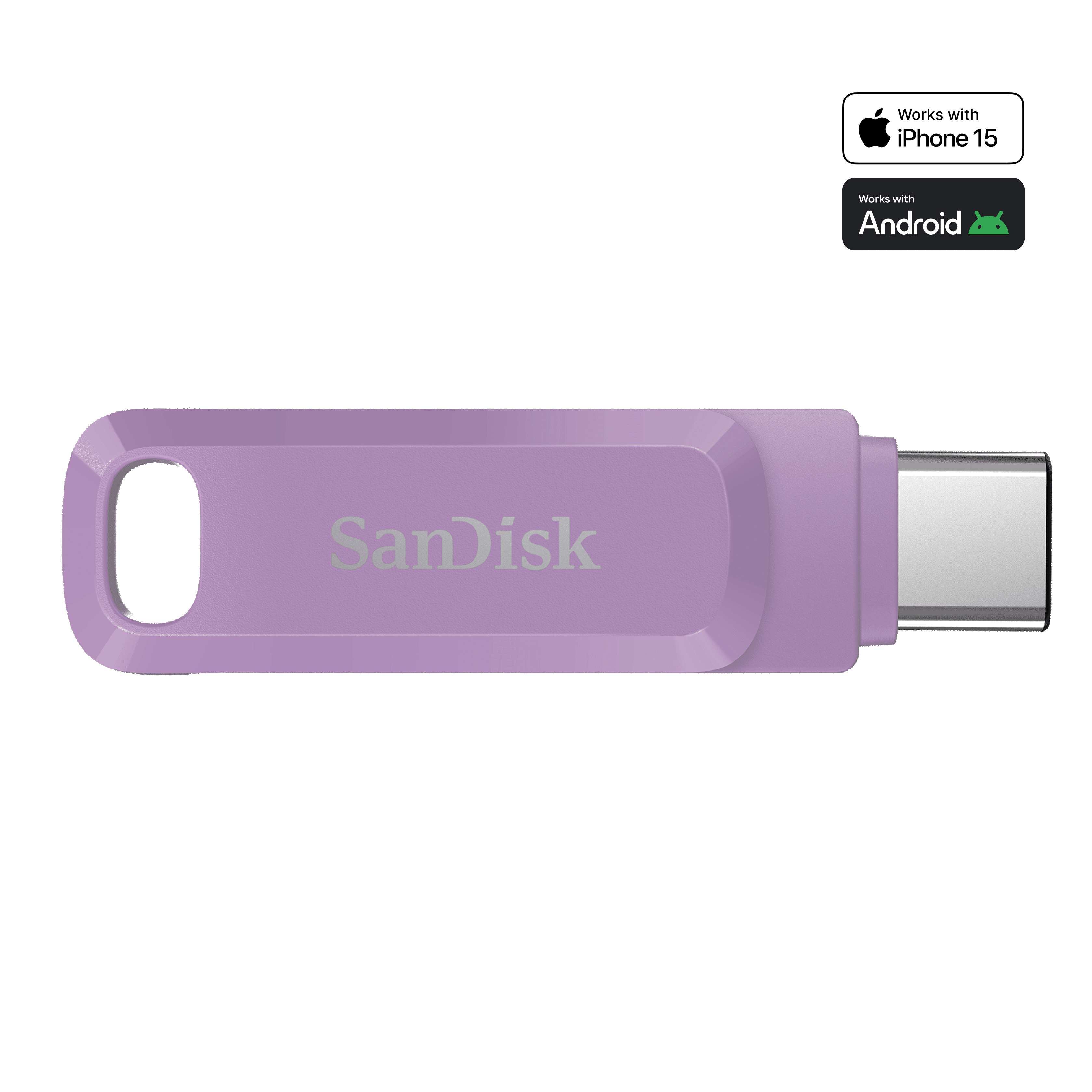 SanDisk 512GB Ultra Dual Drive Luxe USB Type-C Flash Drive Gold 