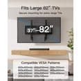thumbnail image 2 of Soporte de pared para TV Pipishell PILT9 para televisores de 37 a 82 pulgadas de hasta 60 kg, 2 of 7