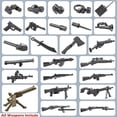 thumbnail image 7 of Upgraded Military Base Building Block Sets WW2 Army Models Mini Army Supplies Guns Kids Toys Boys Toys, 7 of 7