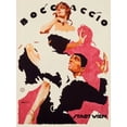 thumbnail image 2 of Engelhard, Julius Ussy 19x24 Gold Ornate Wood Framed with Double Matting Museum Art Print Titled - Boccaccio, 2 of 4