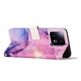 thumbnail image 4 of For Xiaomi 13 Painted Marble Pattern Leather Phone Case(Purple),iPhone 12, 4 of 6
