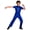 Royal Blue, variant on Kids Boys Latin Dance Bodysuit Short Sleeve Sequin Shirt Leotard Gymnastics Unitards for Stage Performance White 6