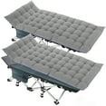 thumbnail image 6 of Lilypelle 75" Folding Camping Cots,Adult Double Sided Double Color Cot Oxford Strong Heavy Duty Wide Sleeping Bed for Camp Office Use (2 Pack), 6 of 11