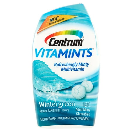 UPC 300054455703 product image for Centrum VitaMints Multivitamin/Multimineral Supplement in Wintergreen Flavor 120 | upcitemdb.com