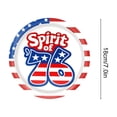 thumbnail image 3 of 10Pcs Patriotic American Flag Paper Plates, 7 Inch Disposable Party Dinner Plates, Red White Blue Star Tableware, USA Independence Day Party Supplies for Veterans Day, Election Day, BBQ, Picnic, 3 of 6