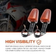thumbnail image 2 of 2Pcs Rear Turn Signal Light Indicator for Yamaha XT250 Radian 600 FZR400, 2 of 7
