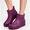 Purple, variant on Fashion Short Rain Boots for Women Waterproof Chelsea Ankle Boots Non-Slip Rubber Boots Lightweight Outdoor Garden Shoes and Work Booties with Comfort Insole