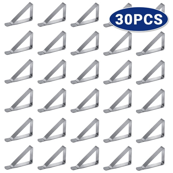 Tablecloth Clips Stainless Steel Tablecloth Clips Ideal Clips for Home Kitchen Picnic Patio and Party 30 Packs
