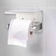 thumbnail image 4 of Portarrollos de papel higiénico de acero inoxidable para baño, montado en la pared Lado grueso 1cm, 4 of 8