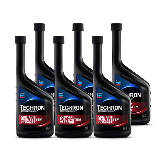 Limpiador de Sistema de Combustible Chevron Techron Concentrate Plus 20 Onzas Paquete de 6