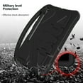 thumbnail image 6 of Allytechgroup Case for Galaxy Tab S10 FE Plus 13.1-inch 2025, kids Case for Samsung Tab S10FE+, Shockproof Protective Cover with Handle Stand for Samsung Galaxy Tab S10 FE+/ S10 FE Plus Case, Black, 6 of 6