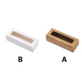 thumbnail image 2 of Rectangle Wedding Party Favor Gift Box Portable Storage Boxes Dust-proof Lid with Lid Cake Packaging Case Home Kitchen Bakery Brown, 2 of 9