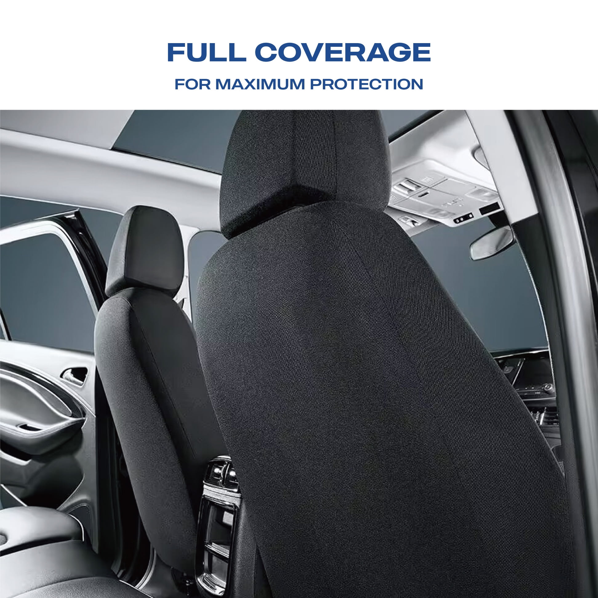 Skechers Sport Leather Car Seat Cover – Front Seat Premium Comfort, Breathable Design, Universal Fit for Cars, SUVs, and Trucks - Beige