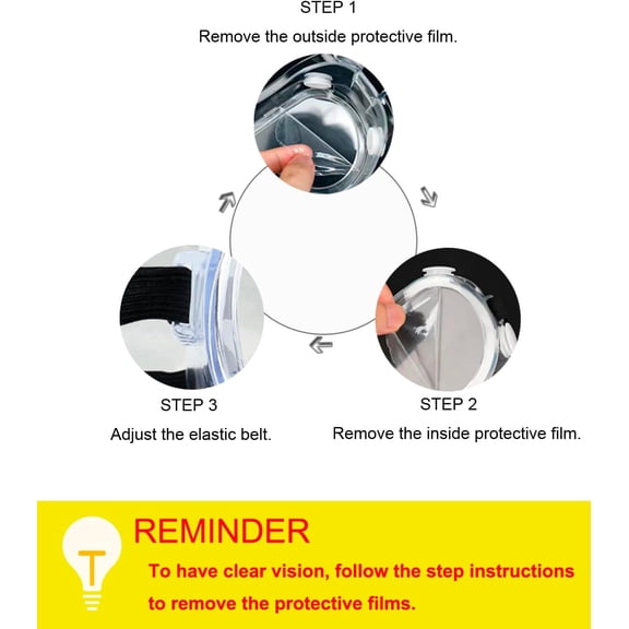 10 Pack Anti-Fog Safety Goggles Over Glasses for Lab, Construction, and Outdoor Use