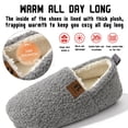 thumbnail image 3 of BERANMEY Soft Memory Foam Slippers for Women and Men, Fuzzy Curly Fur House Slippers with Non-Slip Rubber Sole, Cozy Indoor Closed Back Home Shoes for Family, 3 of 9