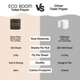 thumbnail image 4 of Papel higiénico ECO BOOM 100% bambú, 3 capas, 9 rollos, 360 hojas, 4 of 6