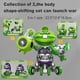thumbnail image 3 of 3 in 1 Assembly Deformation For Boys Robot Doll Plant Vs. Zombie Mecha fighter PVC Action Figure Model Kid Gift3 in1 Remote Control Robots, 3 of 4