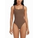 thumbnail image 3 of Body sin costuras acanalado para mujer: cuello cuadrado, sin mangas, botones a presión, nailon/spandex, verano, tallas S-XL., 3 of 4