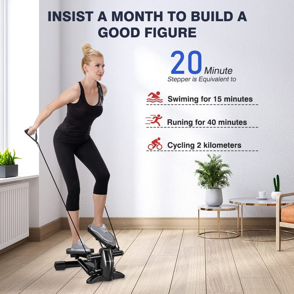 Buy ZaoLinQi Mini Exercise Stepper 330lb, Stair Steppers with Display