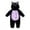 Purple, variant on Baby Toddler Animal Outfit Hooded Romper Full Zipper Infant Jumpsuit Cat Costume Kids Fall Clothes Size 6-24M