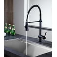thumbnail image 3 of Pull Down Kitchen Faucet - Oil Rubbed Bronze - Carriage Series KF-AZ211ORB - ANZZI, 3 of 15