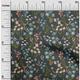thumbnail image 2 of oneOone Viscose Jersey Gray Fabric Floral Sewing Material Print Fabric By The Yard 60 Inch Wide, 2 of 4
