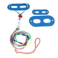thumbnail image 2 of Lizard Harness Leash, Adjustable Lizard Harness Leash Set Prevents Loss Reptile Harness Leash with Colorful Wood Beads Decor Suitable for Reptile Pets, 2 of 8