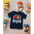 thumbnail image 4 of Paw Patrol Chase Badge Birthday Boy Shirt Gifts for Boys 2nd 3rd 4th 5th Toddler Kids Toddler Kids T-Shirt 3T Navy, 4 of 8